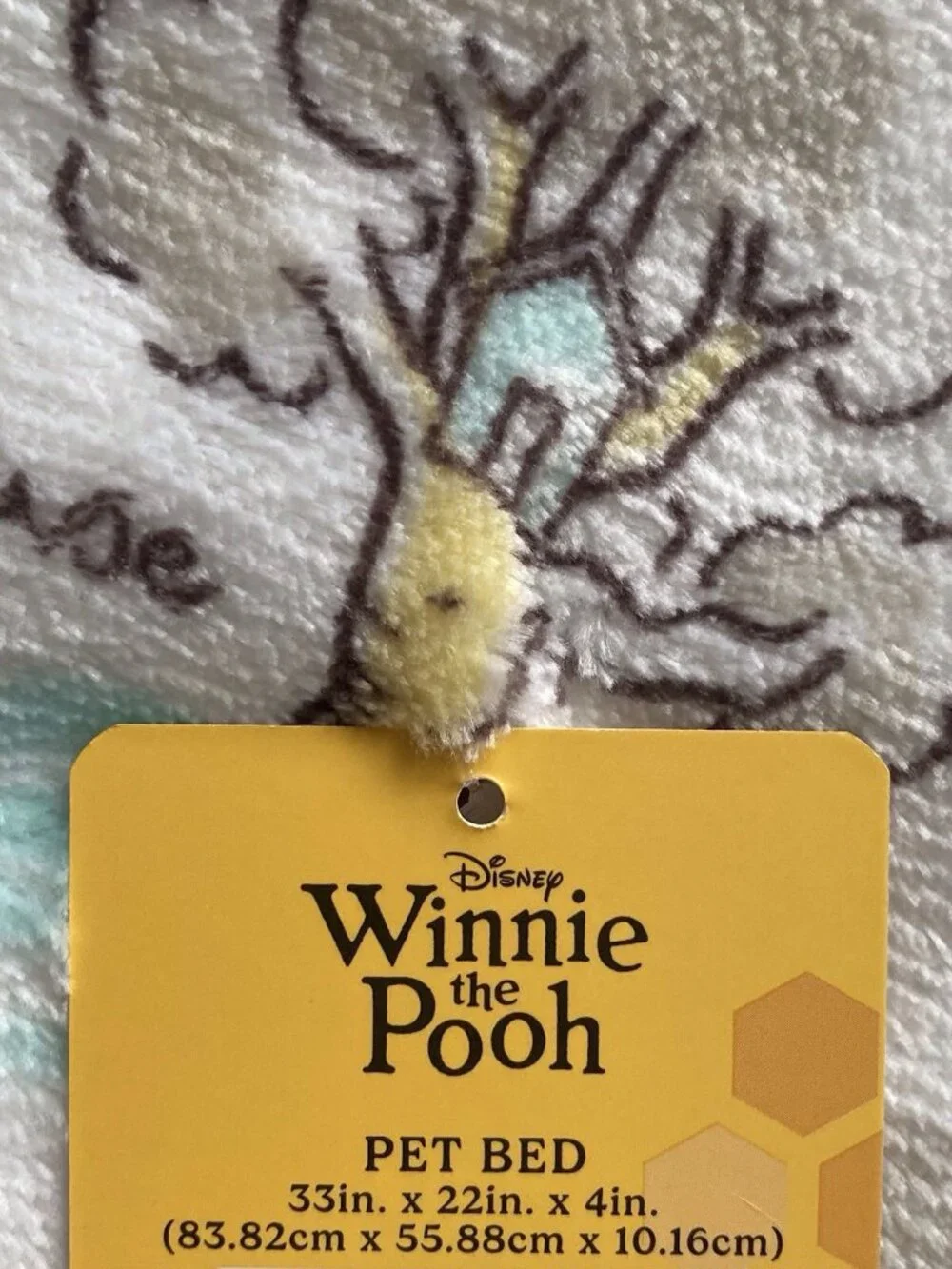 Disney Winnie The Pooh Hundred Acre Wood Dog Pet Bed Soft 33” X 22” X 4” NEW‎